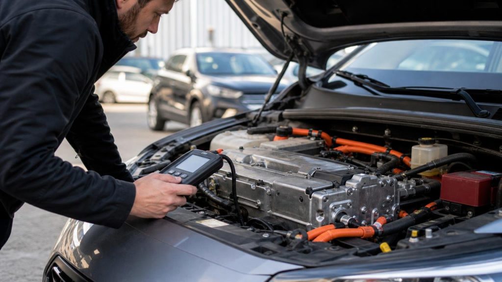 Voiture électrique dʼoccasion: comment vérifier lʼétat réel de la batterie avant dʼacheter